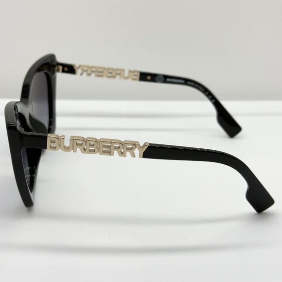 Burberry BE4372U 30018G Marianne Sunglasses Black Grey Gradient 52mm **READ** - Picture 4 of 14